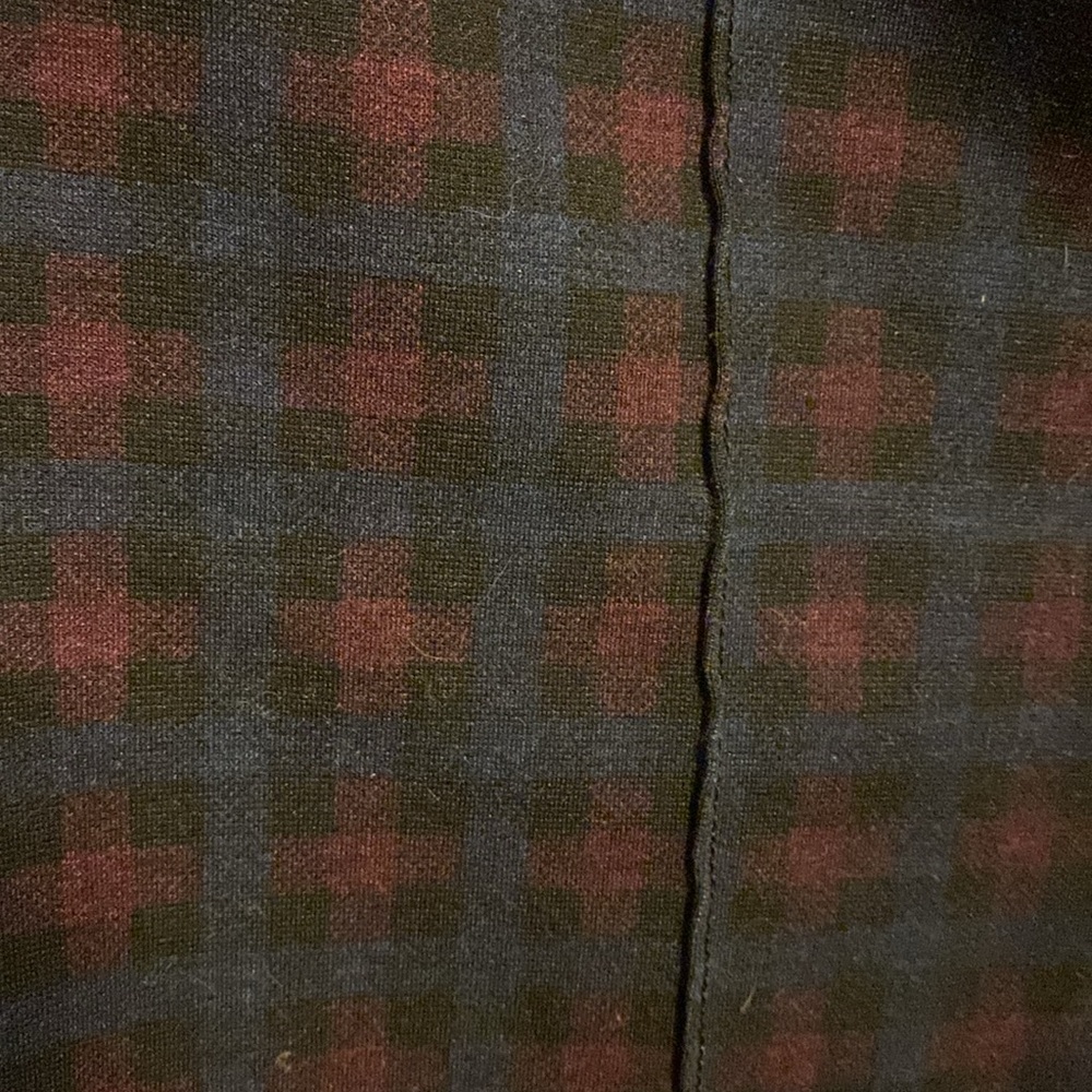 Plaid Stretch Pants